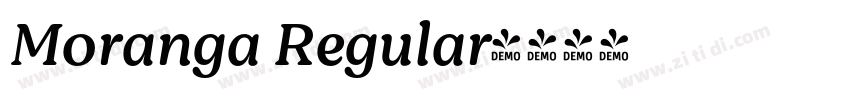 Moranga Regular字体转换 Moranga Regular字体转换